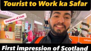 First impression of Scotland || Purpose of Visit || Airport To City Centre