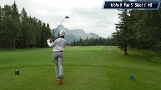 Kananaskis Country Golf Mount Lorette Course Playthrough in AB, Canada