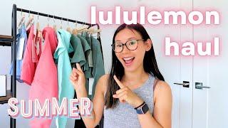 huge lululemon summer shopping haul *$1000!!* these colours are too cute!