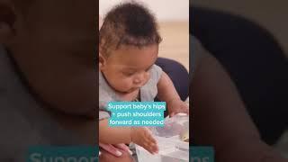 Hack that teaches baby to sit up