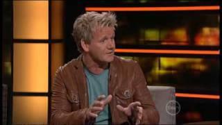 Gordan Ramsay interview on ROVE (Australia) - Hilarious insults exchanged