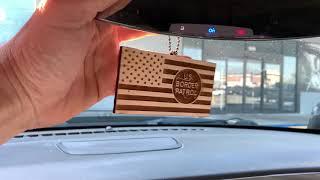 Military Rear View Mirror Flags