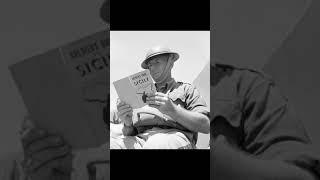 GB Soldier  Reading the Guide of Sicily for Operation Husky 1943 #history #ww2 #soldiers #ww2heroes