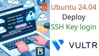 Vultr Ubuntu 24.04 deploy with Free $100 credit and SSH key login