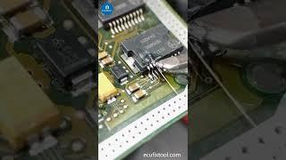 How to Fix chip pin fall off of car ECU computer board?
