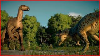Albertosaurus VS Iguanodon - Jurassic Clash | Jurassic World Evolution 2