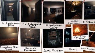 Complete Guide on all the Maps in Phasmophobia | Cursed Possessions, Hiding, Looping and more