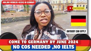 URGENT !! FREE NEW VISA TO GERMANY  2024 -400,000 WORKERS NEEDED ,COME TO GERMANY BY JUNE/FAST&EASY