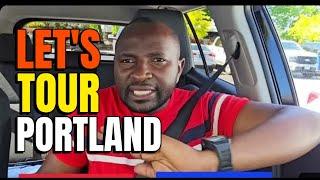 TODAY AM DRIVING IN PORTLAND CITY VERY SCARY