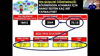 FEN BİLGİSİ BİLİMLERİ ÖĞRETMENLİĞİ BÖLÜMÜNDEN ATANMAK İÇİN 2023 KPSS'DE KAÇ NET YAPMAM GEREKİR?