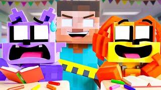 SMILING CRITTERS in MINECRAFT SCHOOL! Poppy Playtime Animation