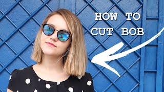 How to cut your own bob: easy technique at home hair cut, that actually works