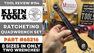 NEW! Klein Ratcheting Quadwrench Set - 8 Sizes in 2 Wrenches! #tools #toolreview #klein 68216