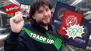 Ich habe eine 1 CENT One Piece Karte bei der TCG Space MESSE hochgetauscht!  Trade Up Challenge 