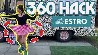 How to 360 on Roller Skates with Estro Jen