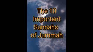 #10 important Sunnahs you should do on Friday #happyfriday  #blessedfriday #fridaysunnah #shorts