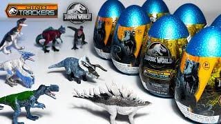 NEW Jurassic World Toys CAPTIVZ Eggs Dino Trackers Series! Indoraptor, Indominus Rex, Giganotosaurus