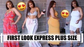 FIRST LOOK AT EXPRESS PLUS SIZE!| TRY ON HUAL