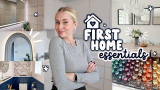 my first home essentials!  (house tour style)