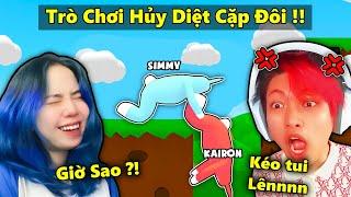 Mèo Simmy Và Kairon Cười Bay Não Khi Chơi Trò Đại Chiến Cặp Đôi Trong SUPER BUNNY MAN