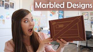 Maker Crate Unboxing June 2020 - Marbled Paper Design