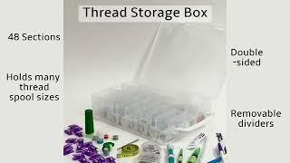 How to use Dritz Thread Storage Box