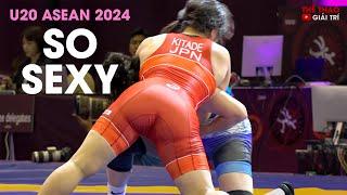  Momoko KITADE (JPN) vs Miyasar KUSHMURATOVA (UZB) WOMEN'S WRESTLING U20 ASIAN CHAMPIONSHIPS 2024