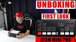 UNBOXING & FIRST LOOK of the ATEM MINI PRO - Should you buy it???