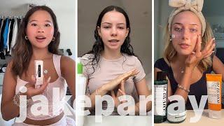 Makeup Tutorial Tiktok Compilation - GRWM  ( Get Ready With Me ) ️(Skincare, Makeup, Outfits) 803