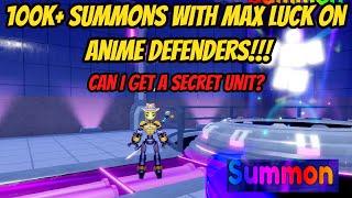 Can i get a Secret Unit with 100k+ gems on Anime Defenders???