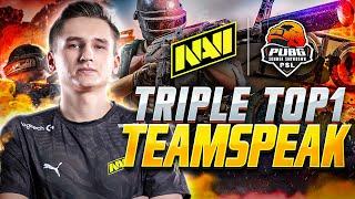 Triple TOP-1 to WIN PSL Summer Showdown 2022 - NAVI PUBG Teamspeak