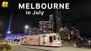 Exploring Melbourne City in July Australia 4K Video