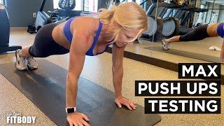 Max Push-Up Test for the FITBODY Fit Test - Fitness Test