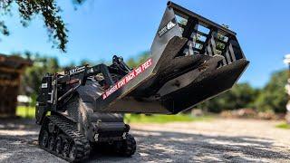 Skid Steer Solutions Mini Skid Steer Brush Cutter on the KRT ST900HD