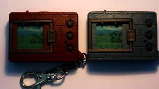 #1 Digimon Tamagotchi Battle (Agumon Vs Betamon)