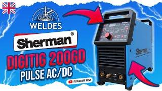 Inverter Welder TIG Sherman DIGITIG 200GD Pulse AC/DC - English - Weldes.shop