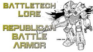 Battletech Lore - Republic of the Sphere Battle Armor (Angerona, Simian, Centaur)