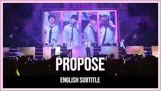 BTS - Outro: Propose from The Red Bullet Tour 2015 (Stage Mix) [ENG SUB] [Full HD]