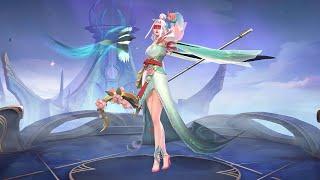 Trying the newest skin Pharsa "Peony Bloom" Starlight Skin - Pharsa Gameplay | MLBB