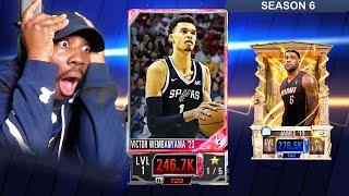 NEW SEASON 6 UPDATE! NBA 2K Mobile Wembanyama Pack Opening