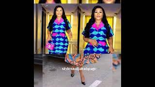 Smart Office Ankara Short Gown Styles.#stylesnaijahub #youtube