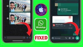 How To Fix WhatsApp Video Message Option Not Showing on iphone [2023]