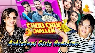 We Tried Chu Chu Challenge | Funny Challenges| Elvish Yadav | Pakistani Girls Reaction |fizza'slife