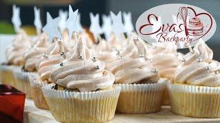 Vanille-Cupcake mit Früchten  / Lieblings-Rezept von  Nicoles Zuckerwerk / Backen evasbackparty