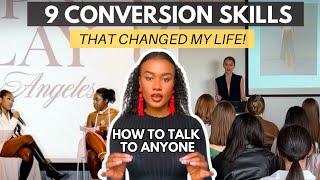 How to be a better conversationalist | learn how to talk to anyone & FEMININE conversation hacks!