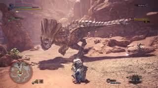 Monster Hunter  World Barroth capture