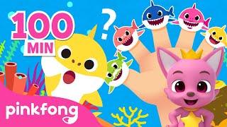 Shark Finger Family and Where is Daddy Shark? | Best Compilation | Rhymes for Kids | Pinkfong Songs