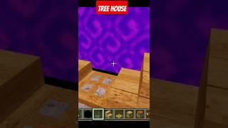 Simple Tree House.#minecraft #smart #gaming