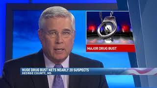 George Co. Mississippi drug raid nets nearly 20. NBC 15 News, WPMI