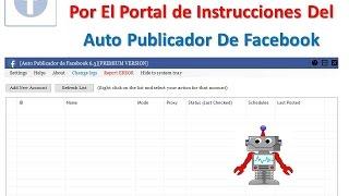 Bienvenida y Recorrido Virtual Por El Portal de Instrucciones del Auto Publicador de Facebook